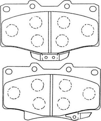 FIT FP0611 - Kit pastiglie freno, Freno a disco autozon.pro