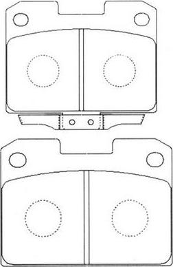 FIT FP0631 - Kit pastiglie freno, Freno a disco autozon.pro