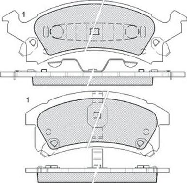 FIT FP0673 - Kit pastiglie freno, Freno a disco autozon.pro