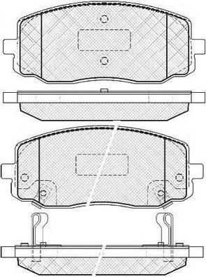 FIT FP0002 - Kit pastiglie freno, Freno a disco autozon.pro