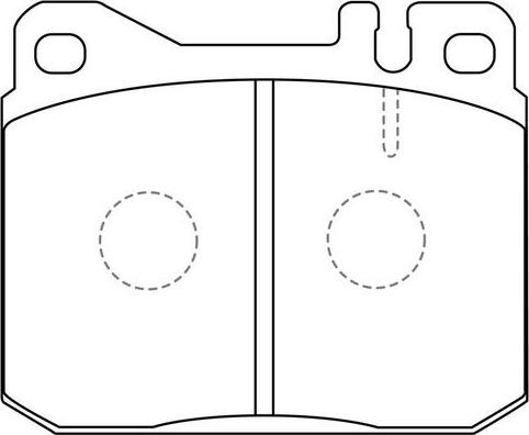 FIT FP0145 - Kit pastiglie freno, Freno a disco autozon.pro