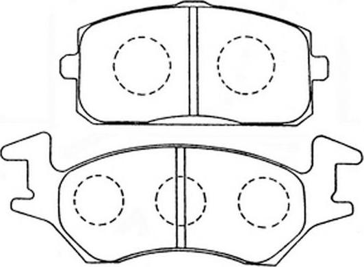 FIT FP0180 - Kit pastiglie freno, Freno a disco autozon.pro