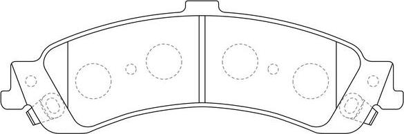 ACDelco 171659 - Kit pastiglie freno, Freno a disco autozon.pro