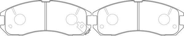 FIT FP0399 - Kit pastiglie freno, Freno a disco autozon.pro