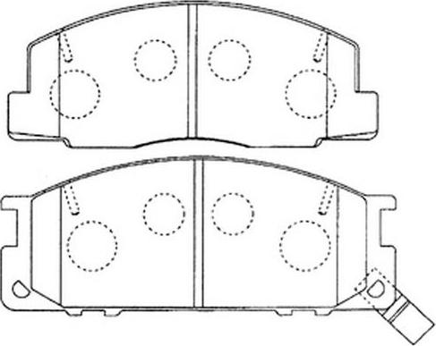 FIT FP0355 - Kit pastiglie freno, Freno a disco autozon.pro