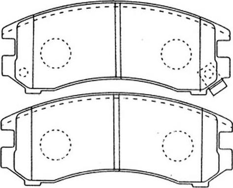 FIT FP0357 - Kit pastiglie freno, Freno a disco autozon.pro