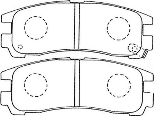 FIT FP0383 - Kit pastiglie freno, Freno a disco autozon.pro