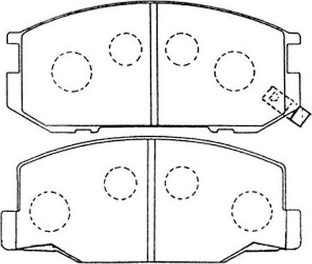 FIT FP0245 - Kit pastiglie freno, Freno a disco autozon.pro