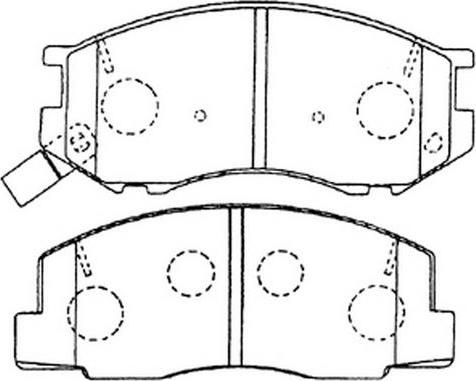 FIT FP0263 - Kit pastiglie freno, Freno a disco autozon.pro