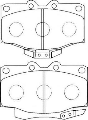 FIT FP0209 - Kit pastiglie freno, Freno a disco autozon.pro