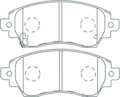 FIT FP0219 - Kit pastiglie freno, Freno a disco autozon.pro