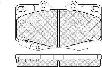 FIT FP0799 - Kit pastiglie freno, Freno a disco autozon.pro