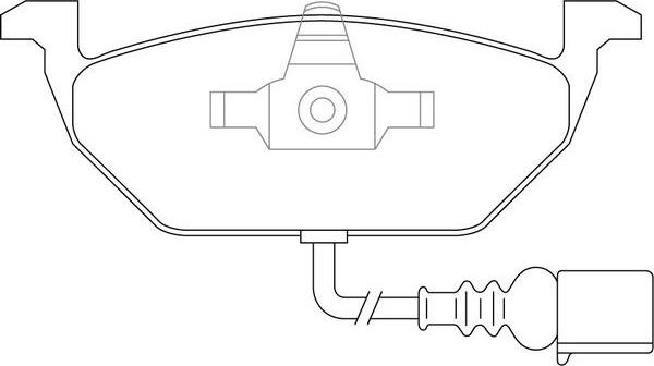 FIT FP0768E - Kit pastiglie freno, Freno a disco autozon.pro