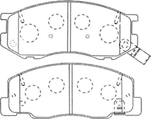 FIT FP0716 - Kit pastiglie freno, Freno a disco autozon.pro