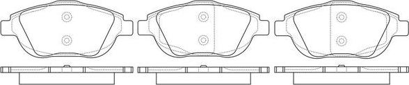 FIT FP1933 - Kit pastiglie freno, Freno a disco autozon.pro