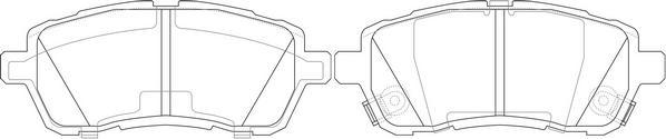 FIT FP1454 - Kit pastiglie freno, Freno a disco autozon.pro