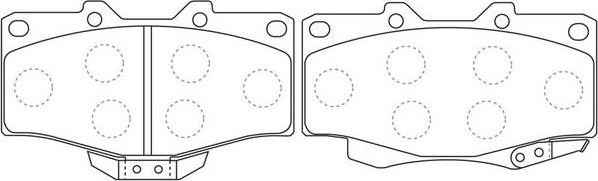 FIT FP1436 - Kit pastiglie freno, Freno a disco autozon.pro