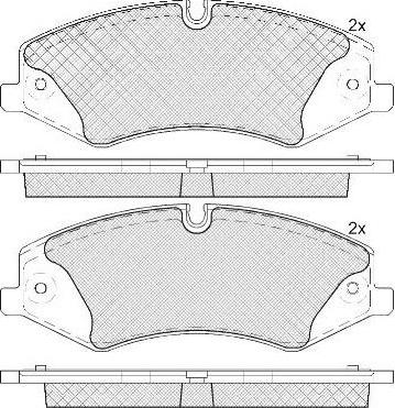 FIT FP1425 - Kit pastiglie freno, Freno a disco autozon.pro