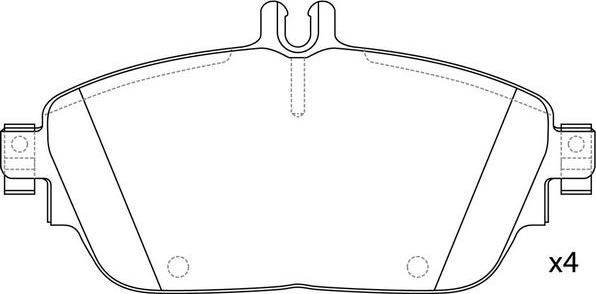 FIT FP1694 - Kit pastiglie freno, Freno a disco autozon.pro