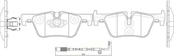 FIT FP1613E - Kit pastiglie freno, Freno a disco autozon.pro