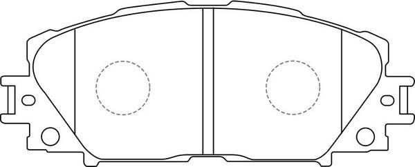 FIT FP1184 - Kit pastiglie freno, Freno a disco autozon.pro