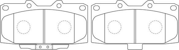 FIT FP1182 - Kit pastiglie freno, Freno a disco autozon.pro