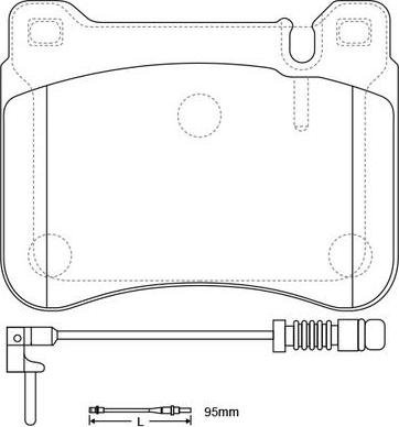 FIT FP1121E - Kit pastiglie freno, Freno a disco autozon.pro