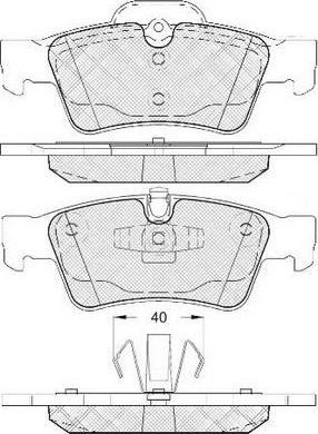 FIT FP1122 - Kit pastiglie freno, Freno a disco autozon.pro