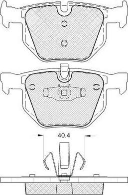 FIT FP1170 - Kit pastiglie freno, Freno a disco autozon.pro