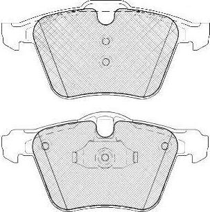 FIT FP1305 - Kit pastiglie freno, Freno a disco autozon.pro