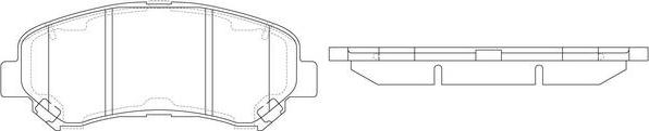 FIT FP1338 - Kit pastiglie freno, Freno a disco autozon.pro