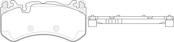 FIT FP1247 - Kit pastiglie freno, Freno a disco autozon.pro