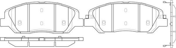 FIT FP1202 - Kit pastiglie freno, Freno a disco autozon.pro