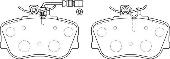 FIT FP1214E - Kit pastiglie freno, Freno a disco autozon.pro