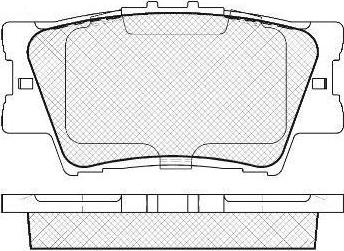 FIT FP1212 - Kit pastiglie freno, Freno a disco autozon.pro