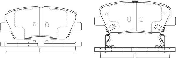 FIT FP1284 - Kit pastiglie freno, Freno a disco autozon.pro