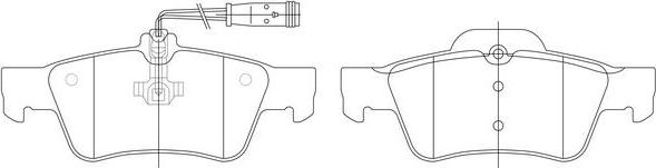 FIT FP1238E - Kit pastiglie freno, Freno a disco autozon.pro