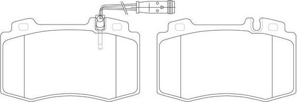 FIT FP1229E - Kit pastiglie freno, Freno a disco autozon.pro