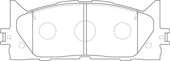 FIT FP1222 - Kit pastiglie freno, Freno a disco autozon.pro