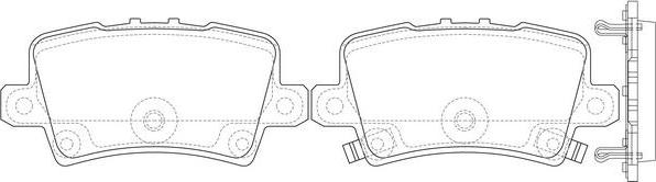 FIT FP8197 - Kit pastiglie freno, Freno a disco autozon.pro