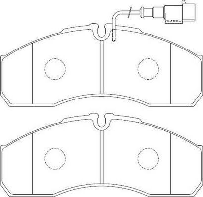 FIT FP3345E - Kit pastiglie freno, Freno a disco autozon.pro