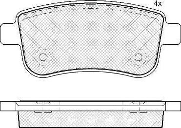 FIT FP3353 - Kit pastiglie freno, Freno a disco autozon.pro