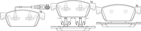 FIT FP33278E - Kit pastiglie freno, Freno a disco autozon.pro