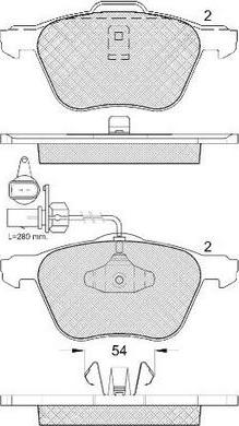 FIT FP3265E - Kit pastiglie freno, Freno a disco autozon.pro