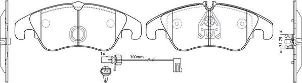 FIT FP3276E - Kit pastiglie freno, Freno a disco autozon.pro