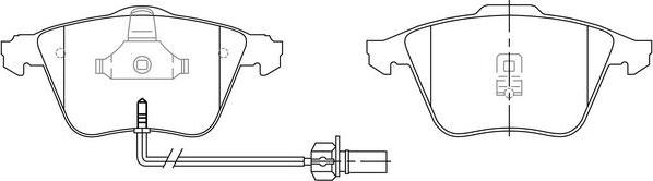 FIT FP3270E - Kit pastiglie freno, Freno a disco autozon.pro