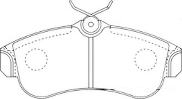 FIT FP2105 - Kit pastiglie freno, Freno a disco autozon.pro