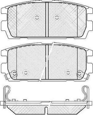 Chevrolet 42786002 - Kit pastiglie freno, Freno a disco autozon.pro