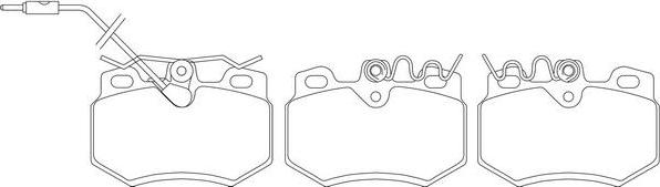 FIT FP2325E - Kit pastiglie freno, Freno a disco autozon.pro