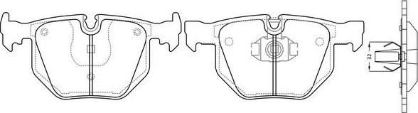 FIT FP2255 - Kit pastiglie freno, Freno a disco autozon.pro